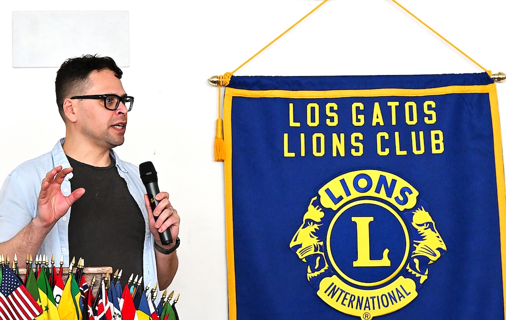 Daniel Roberts at the luncheon