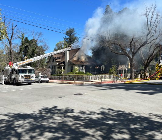 house fire in Los Gatos