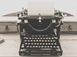 Typewriter image by ha11ok from Pixabay