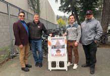 officials at the Los Gatos high school bike cage