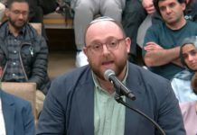 Rabbi Rafi Ellenson speaks at Planning Commission