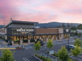 sunset at Whole Foods