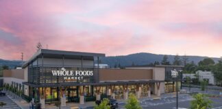 sunset at Whole Foods