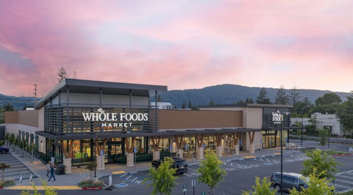 sunset at Whole Foods