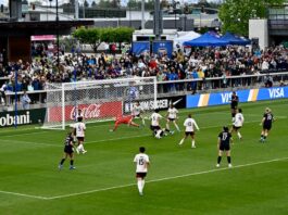 Heaps scores in San Jose, but Japan breaks American streak in Seattle PayPal park goal by Lindsey Heaps