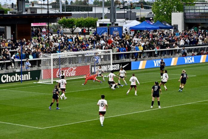 PayPal park goal by Lindsey Heaps