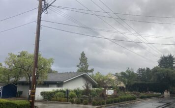 mosque in a suburban development