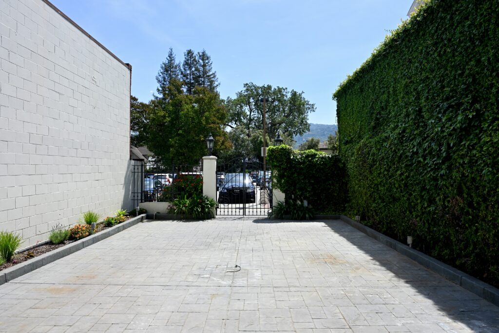 back courtyard