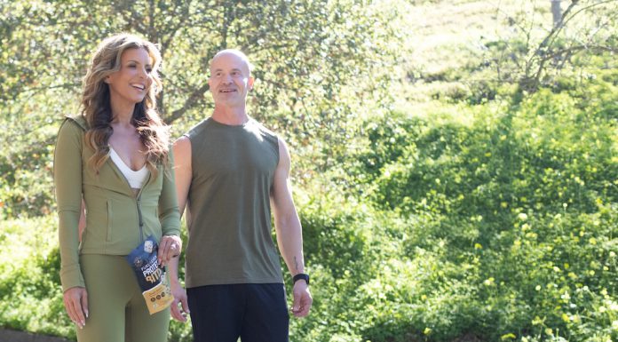 Danielle and David outside