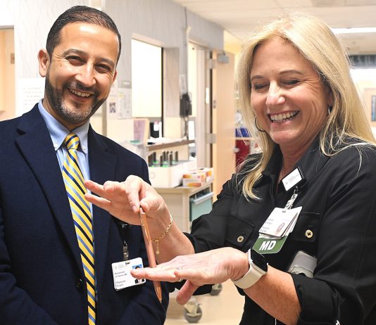 doctors giving a tour