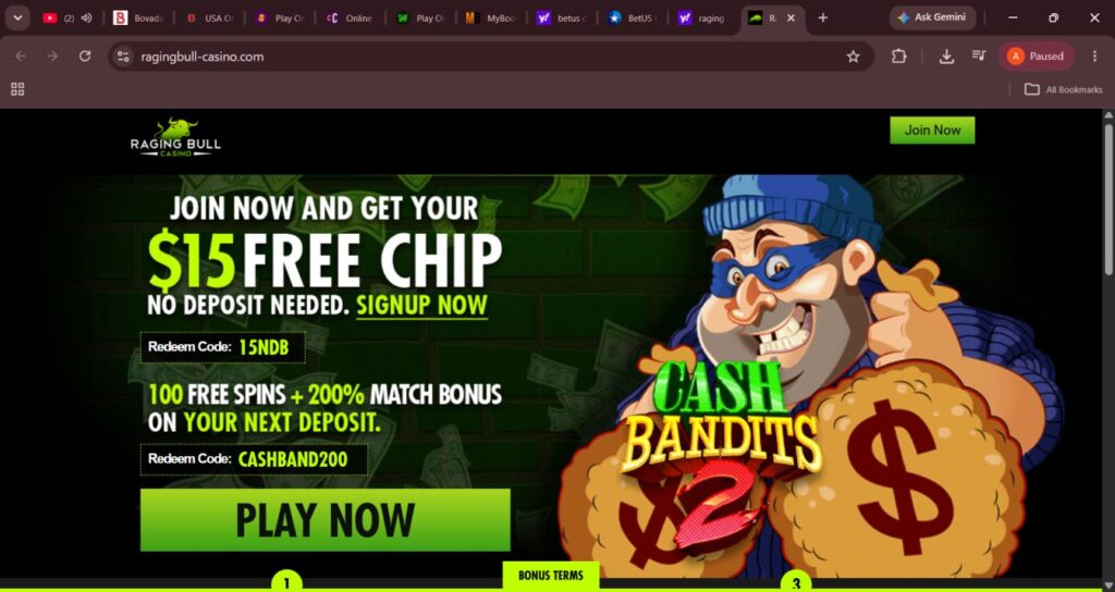 raging bull casino