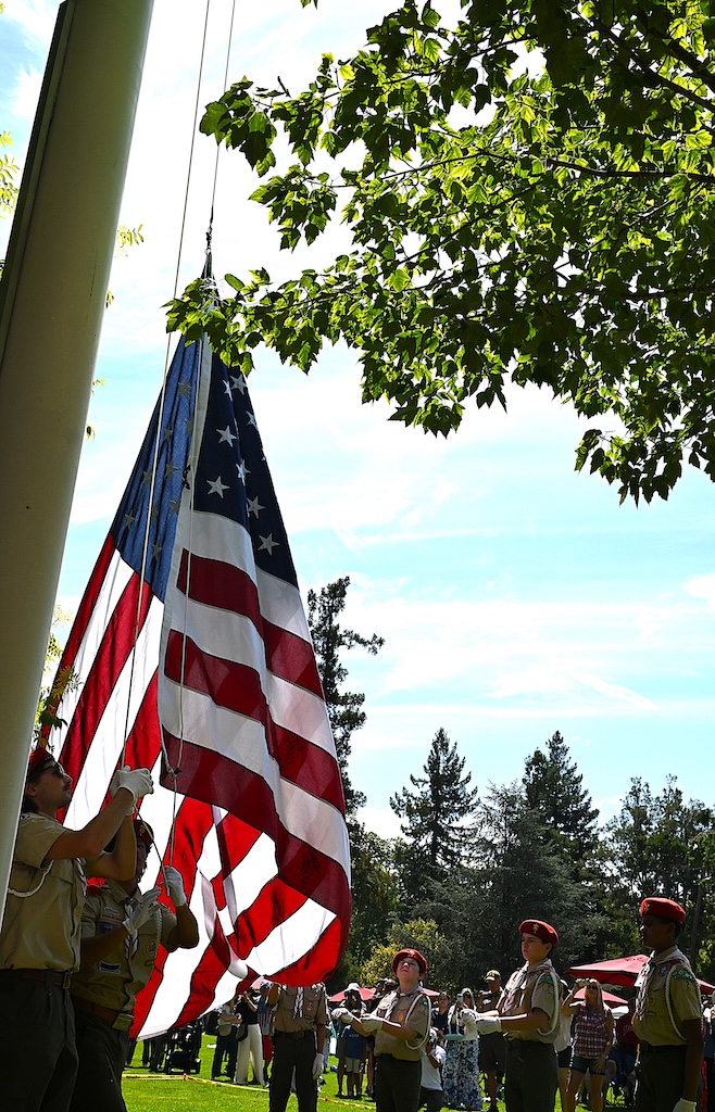 raising the flag