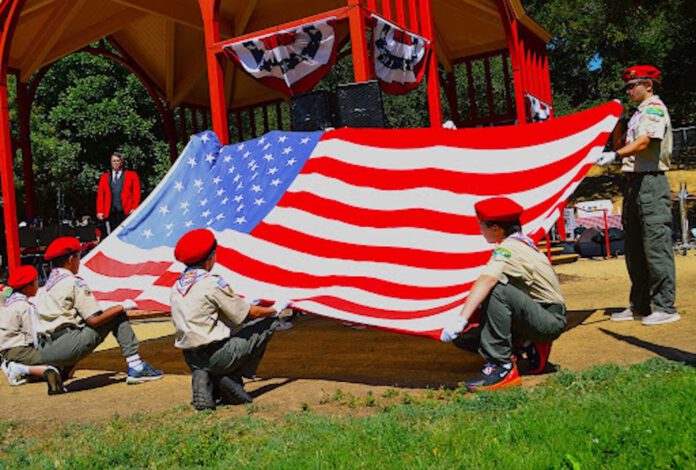 Boy Scouts Color Guard OAK MEADOW PARK COLOR GUARD