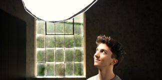 Will Stout in the studio