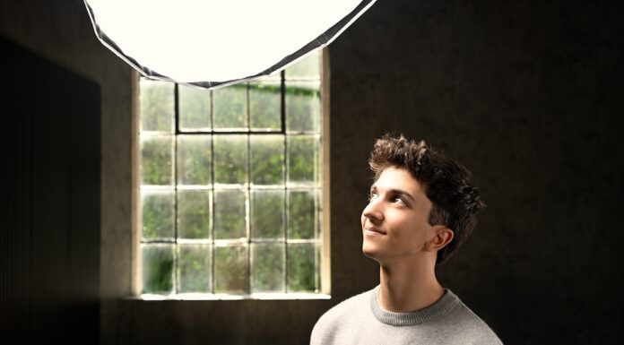 Will Stout in the studio