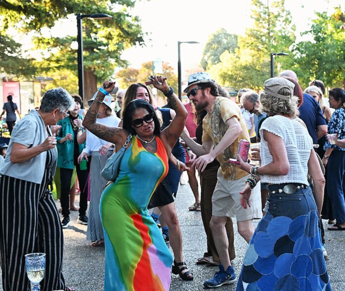 Getting down on Sunday at Music in the Park Music in the Park