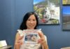 Los Gatos Chamber bets on a gift card to keep dollars downtown Jennifer Lin holds flyer