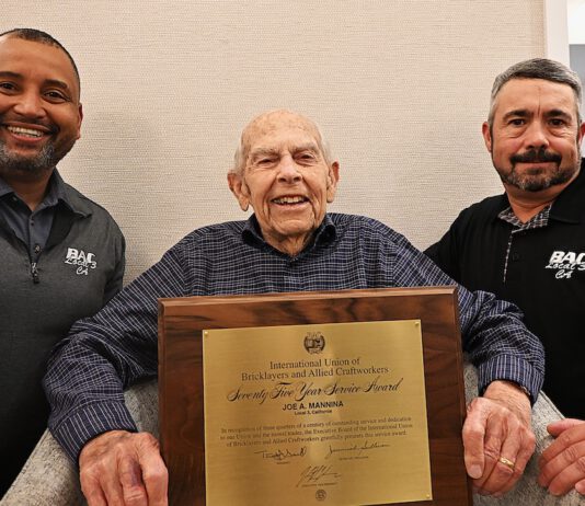 Joe ‘Salt of the Earth’ Mannina recognized by union with 75-year honor Joe Mannina Sr. gets plaque
