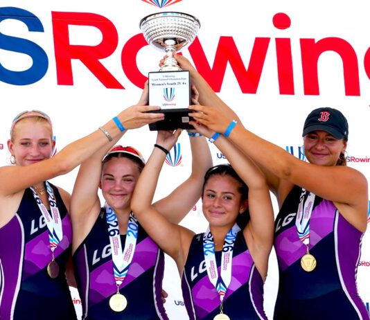 Los Gatos Rowing Club wins 4 national championships trophy