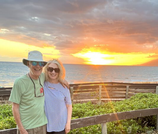 romantic sunset