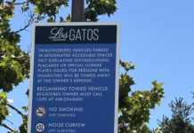 Parking rules sign