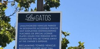 Parking rules sign
