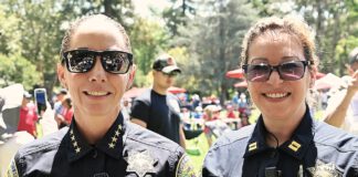 police chief and officer