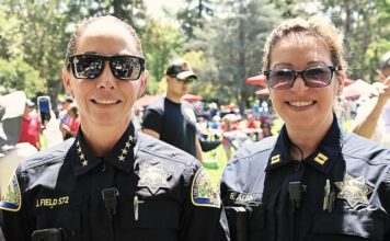 police chief and officer