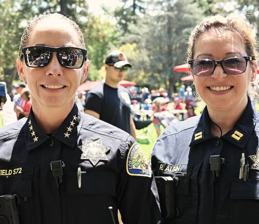 A vehicle driving past a couple walking at Vasona Park shot BB gun rounds at them, hitting their legs and chest (Police Blotter, June 28-July 4) police chief and officer