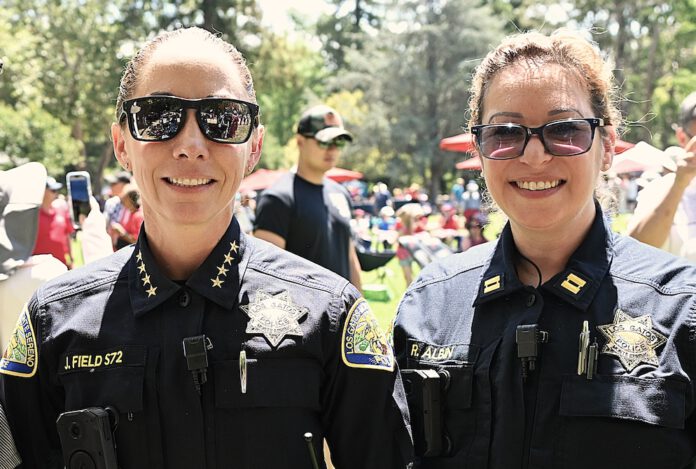 Police Officer and Chief police chief and officer