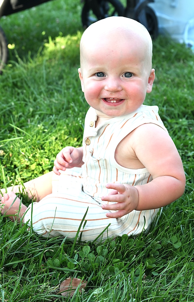 in the grass