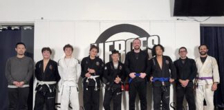 martial arts students