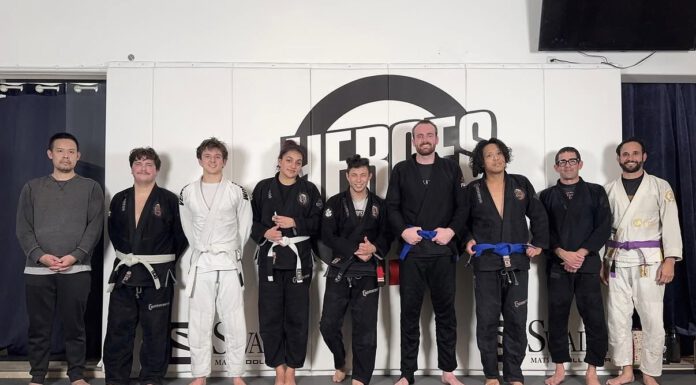 martial arts students