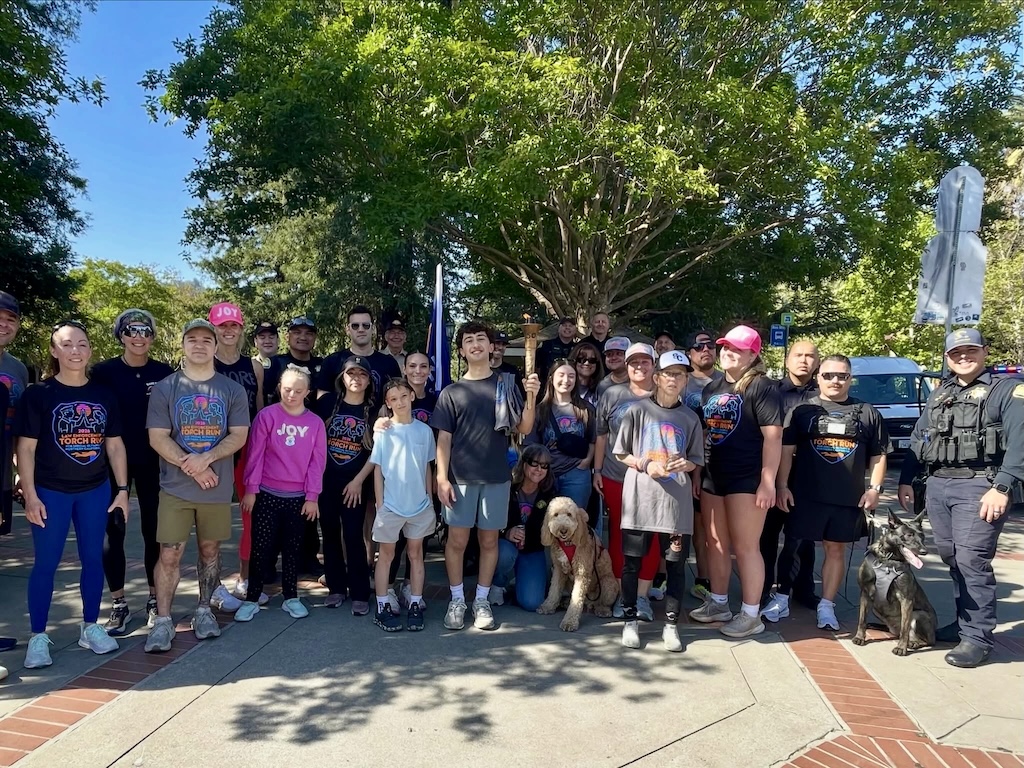 Special Olympics torch run
