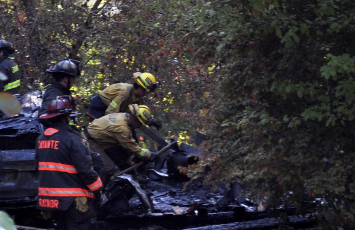 Mopping up1 Fern Ridge fire