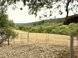 A new Bear Creek Road parking lot is now under construction parking lot
