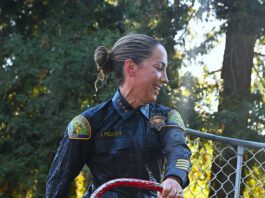 Police Chief Jamie Field gets dunked