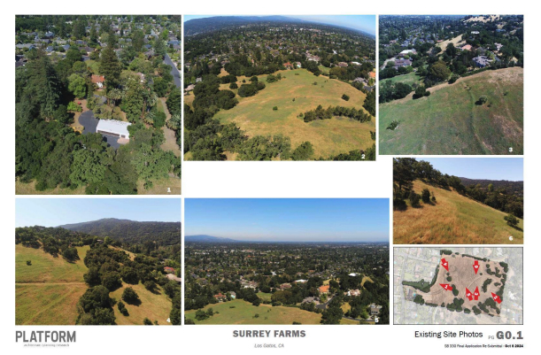 Screenshot project location shot from above in multiple images