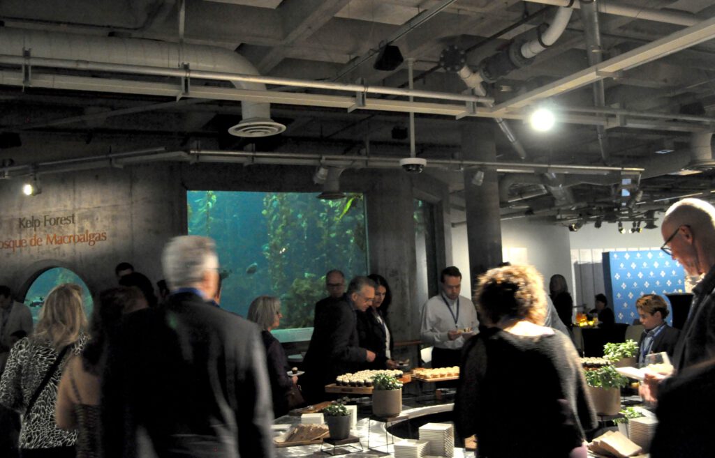 fancy event at the aquarium