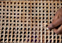 The handmade look is back, the skills behind it are disappearing cane weaving