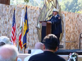 ‘9/11 at 25’ ceremony at the Flame of Liberty memorial in Los Gatos emphasizes need to pass down the memory of Sept. 11 to the next generation Retired FDNY Lt. Joe Torrillo
