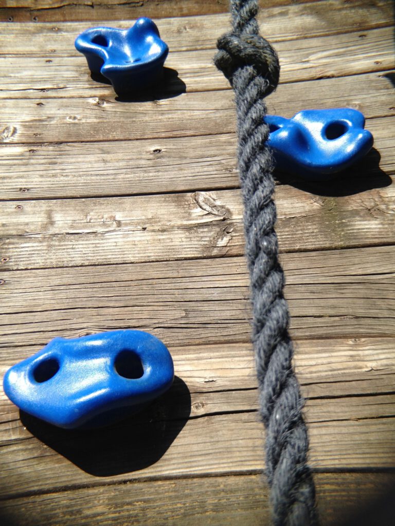rock climbing rope
