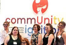 Los Gatos’ NUMU ignites the community with new exhibit art show opening at NUMU including person in wheelchair