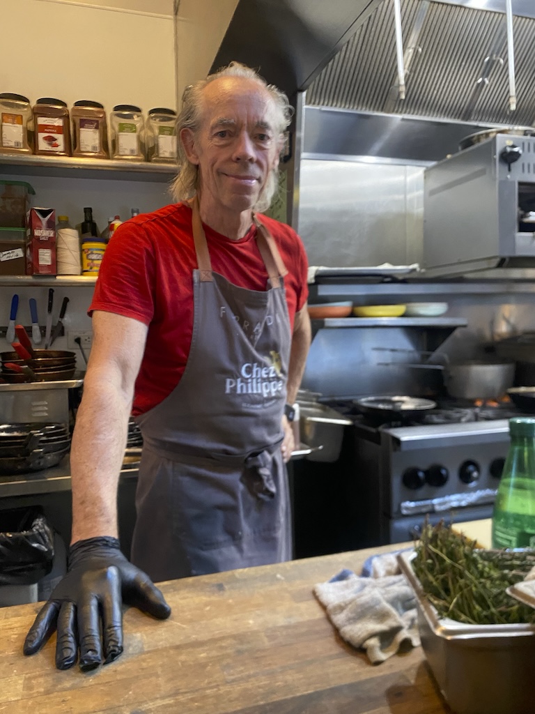 the chef smiles