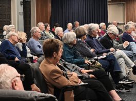 Glenn Rouse Auditorium was packed with voters eager to hear Council candidates