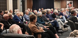 Glenn Rouse Auditorium was packed with voters eager to hear Council candidates