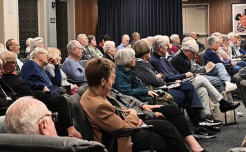 Glenn Rouse Auditorium was packed with voters eager to hear Council candidates