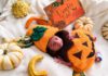 baby in neonatal unit was dressed up as a pumpkin