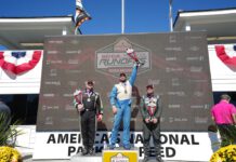 A race so close it wasn’t clear who won at first racing podium