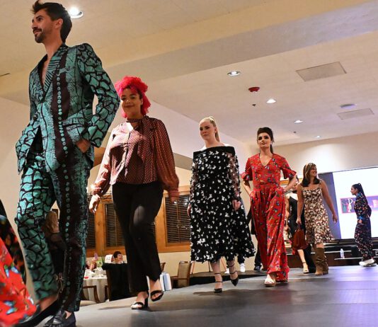 Stunning ‘Metamorphosis’ unfolds on La Rinconada runway RADIANCE - Colorful patterns and stunning positivity were the hallmarks of the “Metamorphosis” runway show in support of Pacific Clinics over the weekend at La Rinconada Country Club. (Dinah Cotton / Los Gatan)